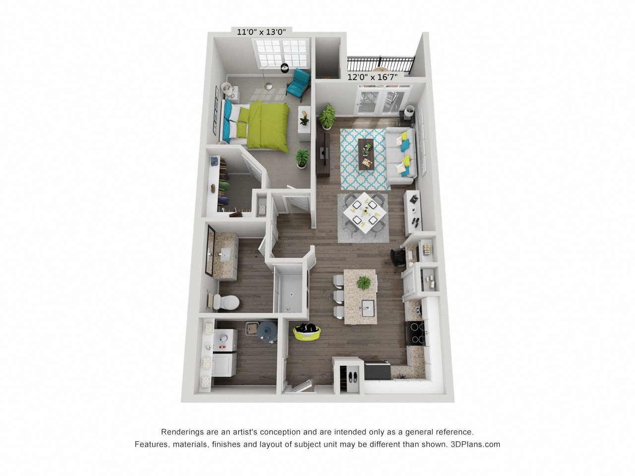 Floor Plans of Hawthorne at Smith Creek in Wilmington, NC